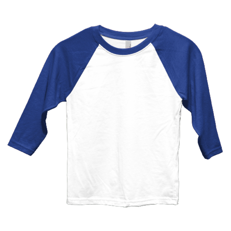 Youth Premium 3/4 Sleeve Baseball Tee Hands On Originals